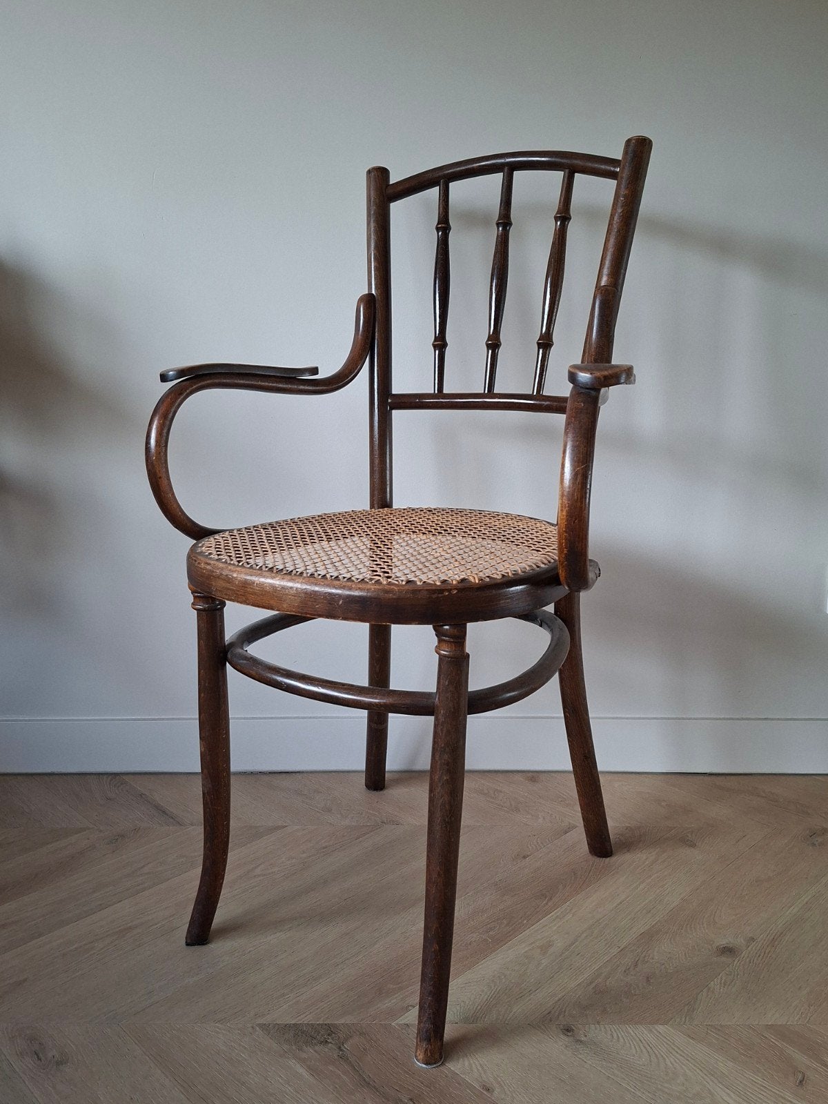 Antieke Fischel Thonet, Ophalen of Verzenden