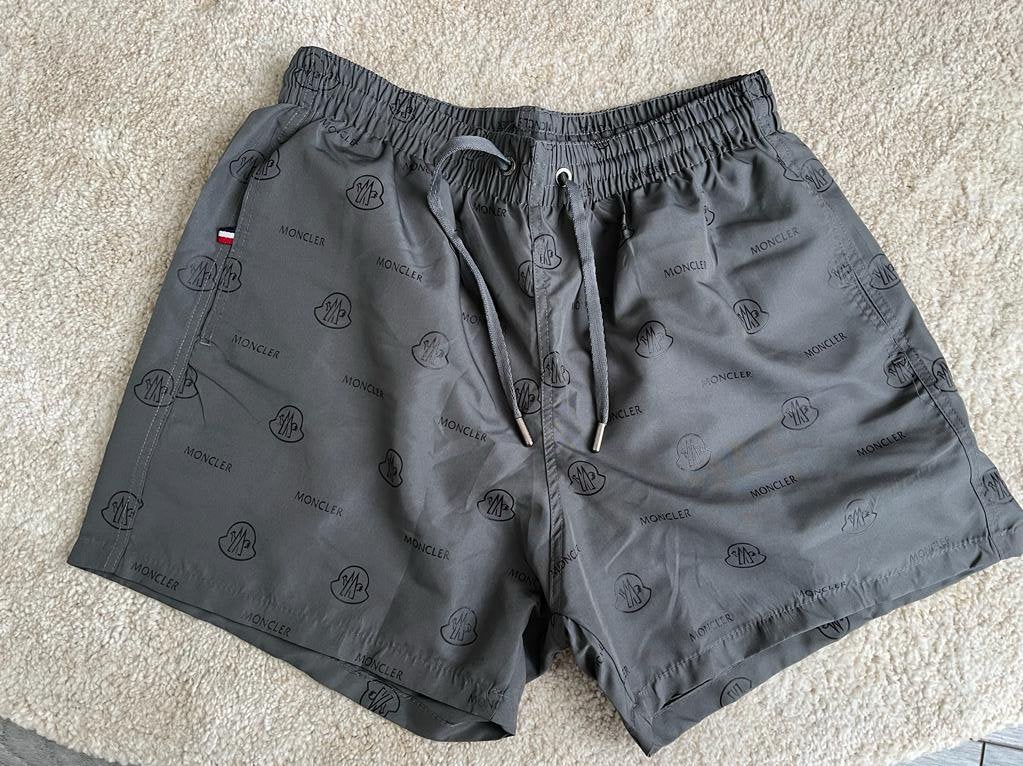 Moncler zwembroek maat M, Ophalen of Verzenden, Maat 48/50 (M), Grijs, Zwemshort