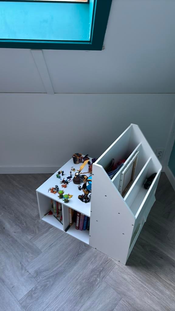 Vida xl bankje boekenkast zitje kinderkamer kastje, Ophalen, Gebruikt, Overige typen