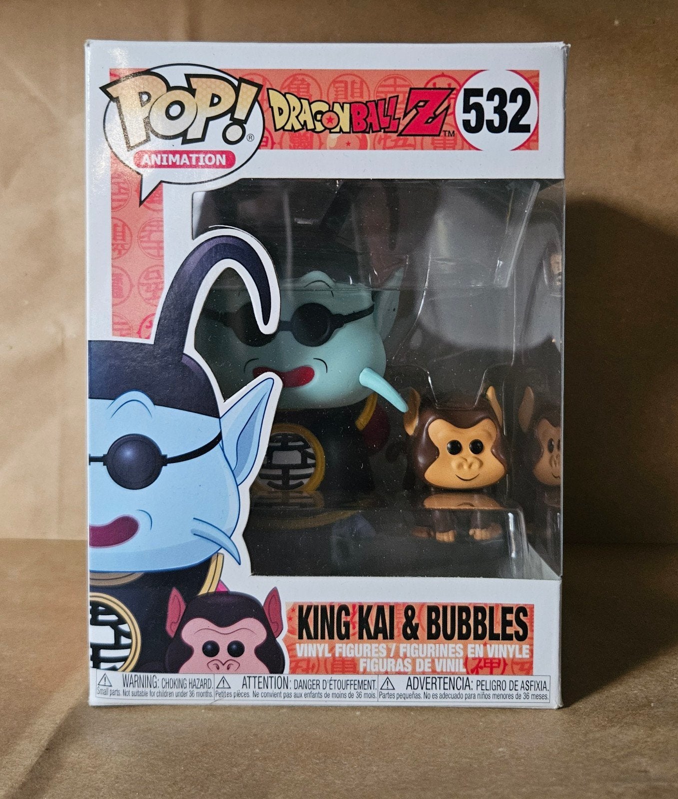 Funko Pop! Dragon Ball Z - King Kai & Bubbles #532, Ophalen of Verzenden, Nieuw