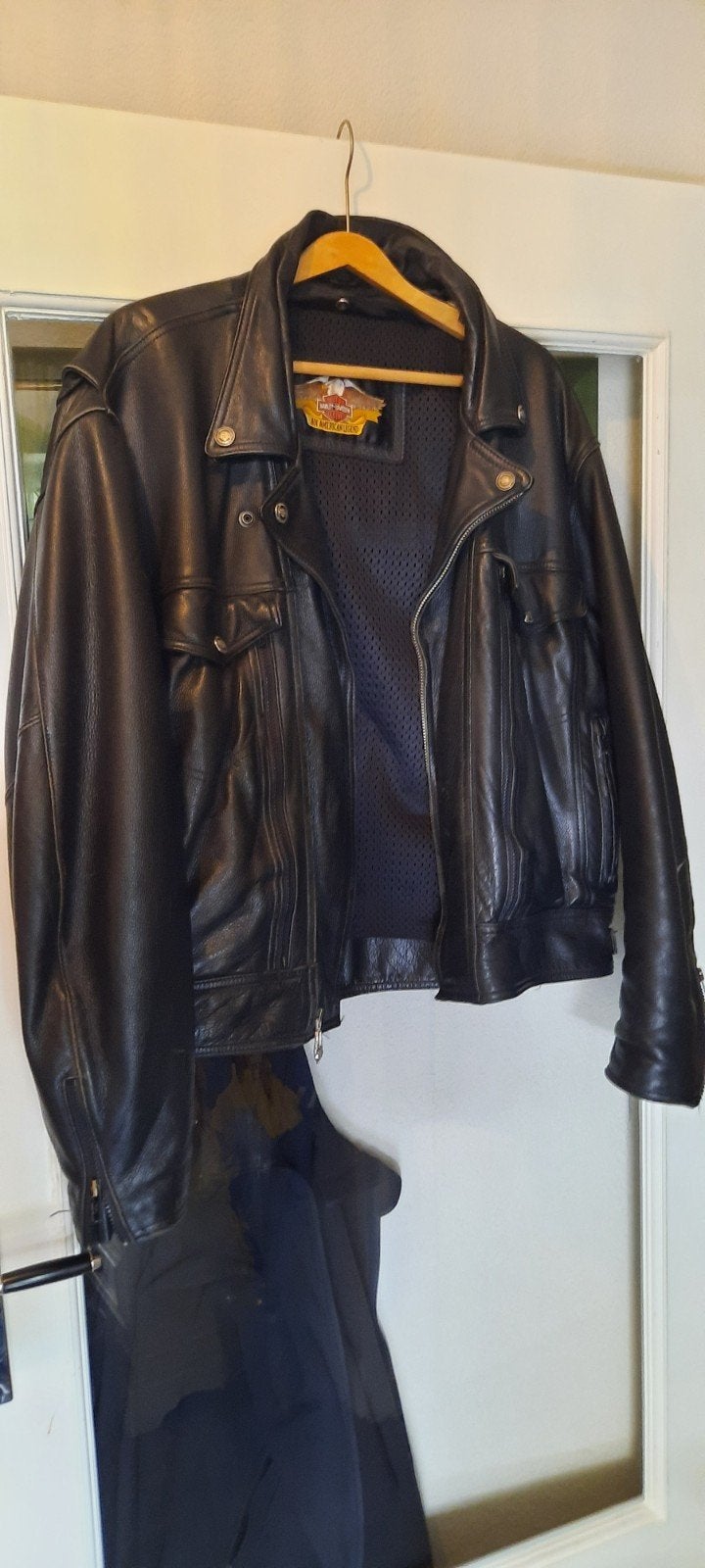 Leren Harley Davidson jack ., Motoren, Kleding | Motorkleding, Jas | leer, Tweedehands, Ophalen of Verzenden