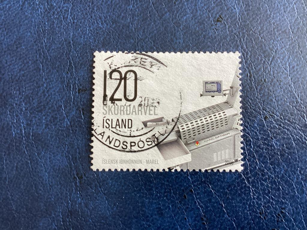 IJsland - 120 SKURDARVEL - Marel Opticut 2008 -Mi.1200, Ophalen of Verzenden, IJsland, Gestempeld