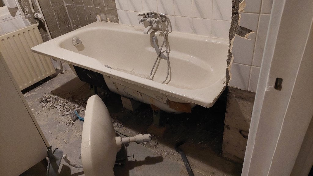 Wasbak en badkuip, Ophalen, Gebruikt, Wastafel