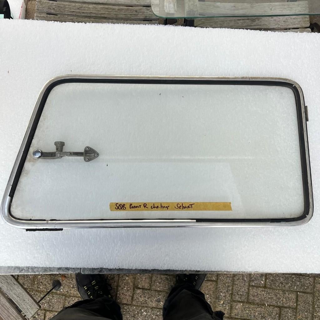 VW Type 3 Squareback Popout R chroom Sekurit, Ophalen of Verzenden, Gebruikt