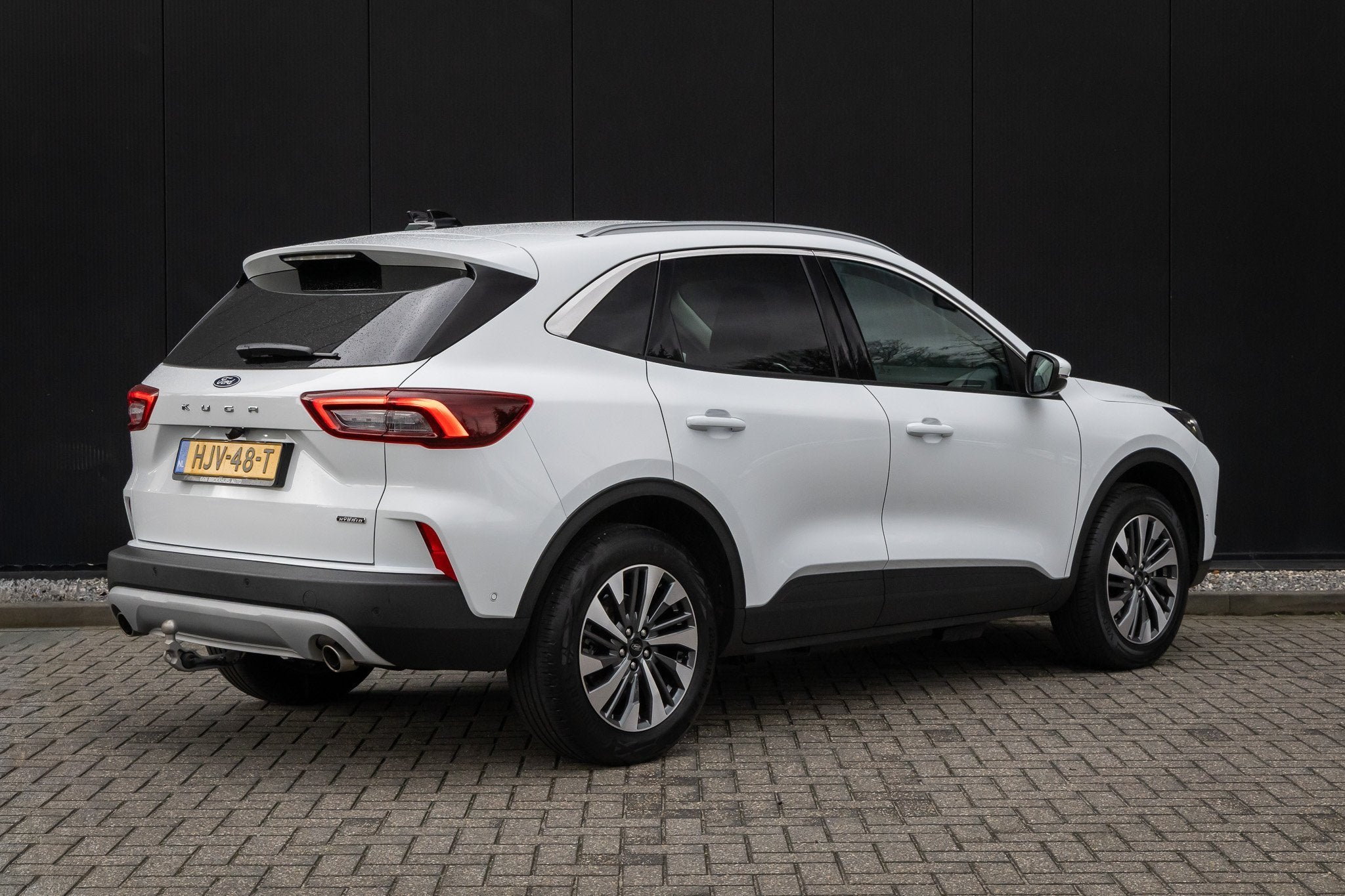 Ford Kuga 2.5 PHEV Titanium, Auto's, Gebruikt, Euro 6, Wit, Origineel Nederlands