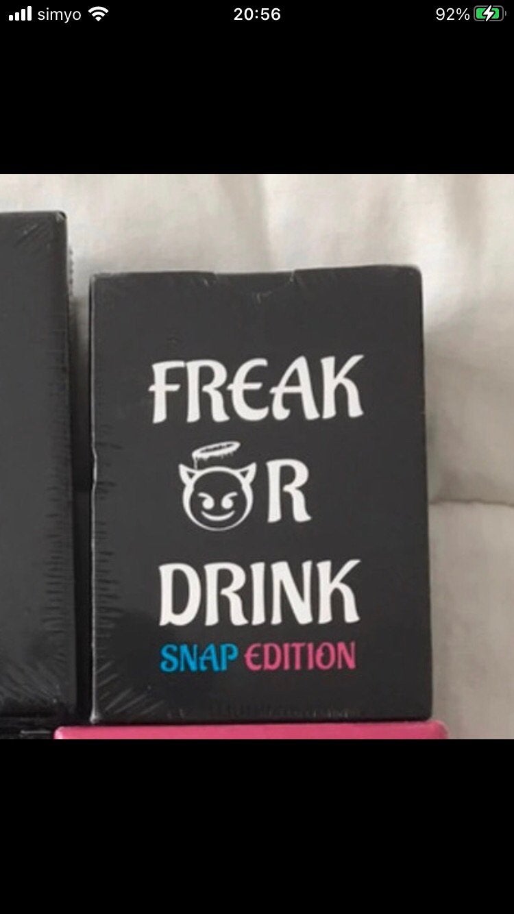 Freak or Drink snap Edition, Hobby en Vrije tijd, Gezelschapsspellen | Kaartspellen, Ophalen of Verzenden, Zo goed als nieuw