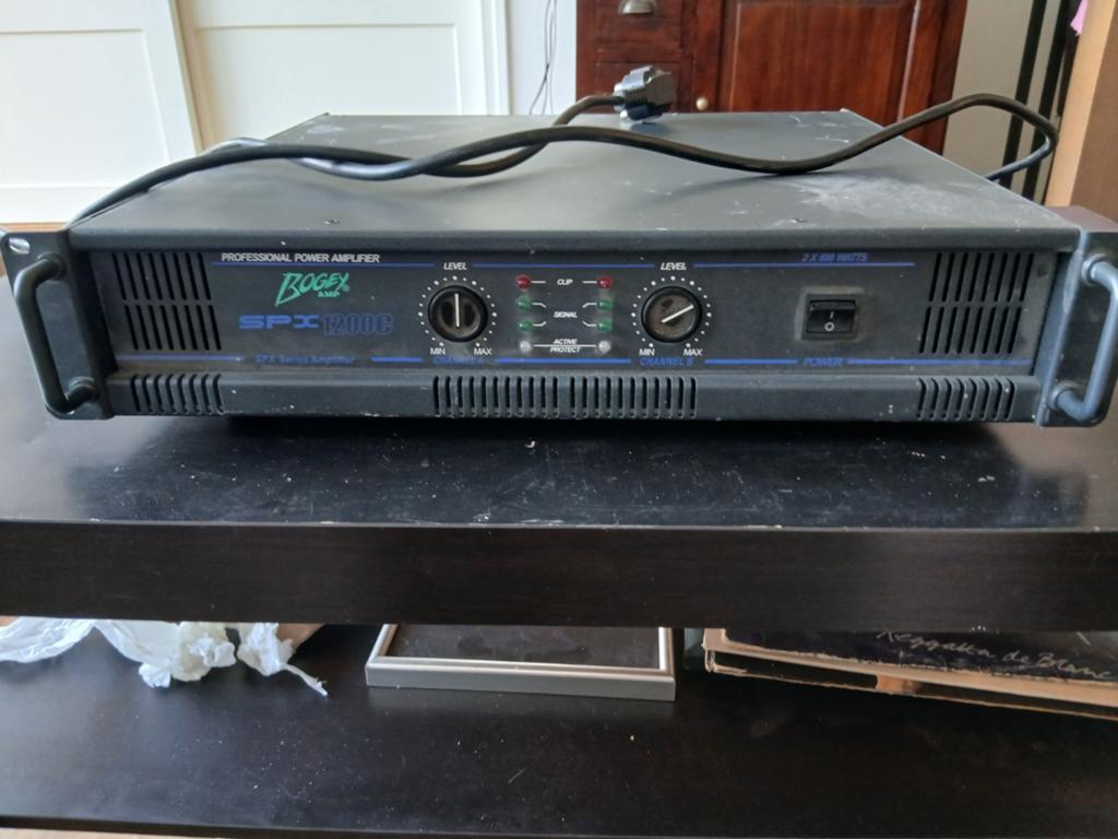 Bogel SPX 1200 Professionele Eindversterker, Ophalen of Verzenden, Gebruikt, 100 watt of meer