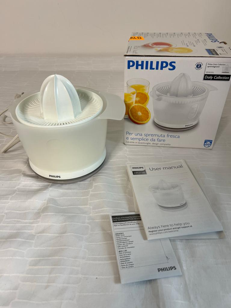 Philips Daily Collection Citruspers - Nieuw in doos, Witgoed en Apparatuur, Juicers, Zo goed als nieuw, Ophalen of Verzenden