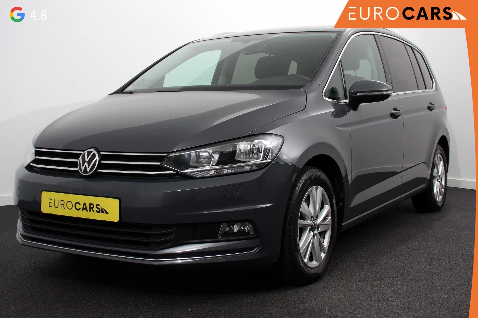 Volkswagen Touran 1.5 TSI DSG Highline 7p Navigatie Apple Ca, Auto's, 15 km/l, 4 cilinders, 150 pk, 7 stoelen