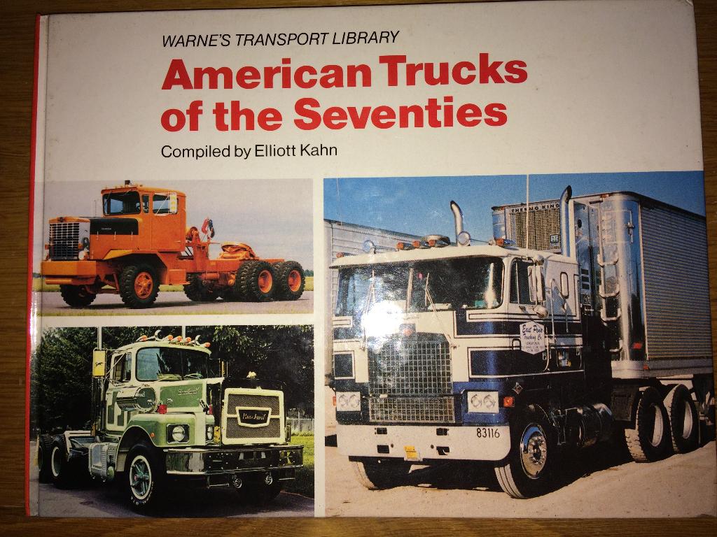 American Trucks of the Seventies - Elliott Kahn / N.Georgano, Ophalen of Verzenden, Zo goed als nieuw, Overige merken