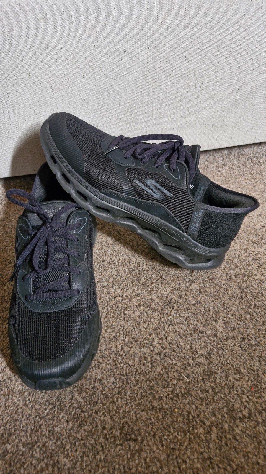 Skechers Slip-ins sneakers maat 39 zwart, Kleding | Heren, Ophalen of Verzenden, Zo goed als nieuw, Zwart