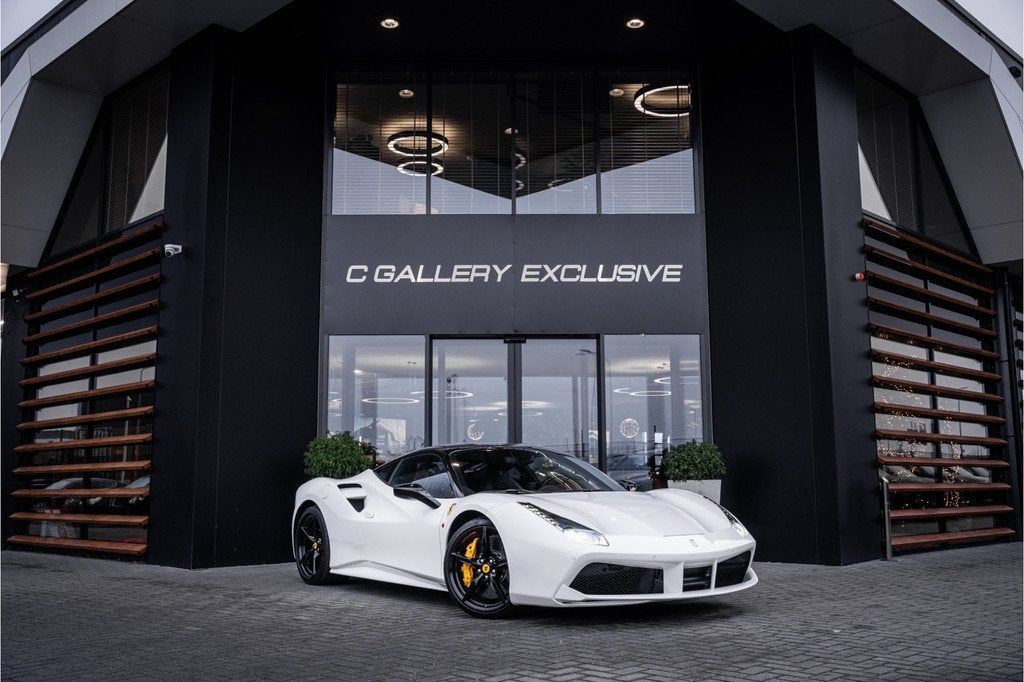 Ferrari 488 3.9 GTB HELE - Bianco Avus | Carbon | Lift | Ele, Auto's, Ferrari, Automaat, Gebruikt, 8 cilinders, Wit