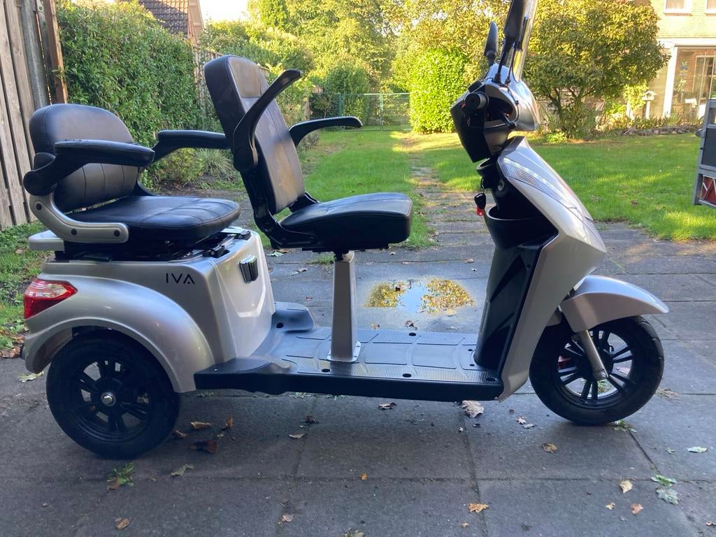 Scootmobiel tweepersoons IVA E1000 DUO, Diversen, Ophalen, 46 km of meer, 16 km/u of meer