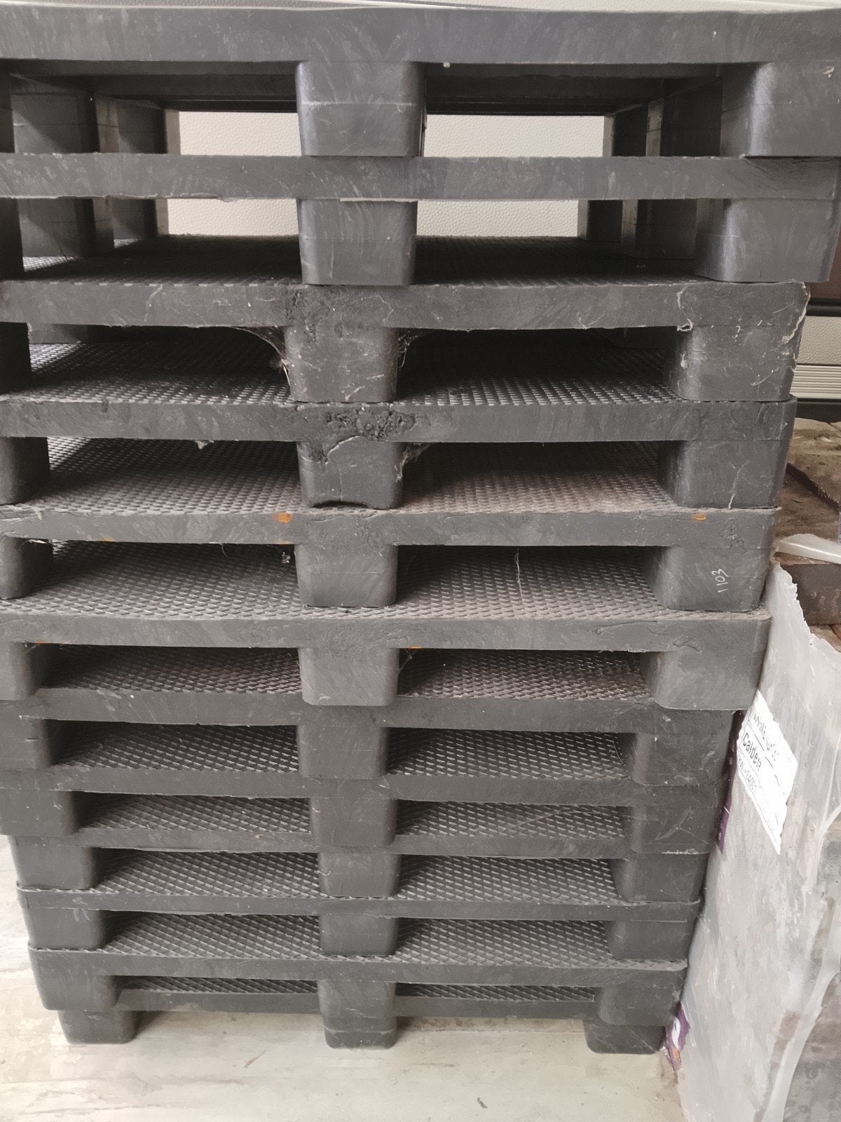 pallets kunststof zware kwaliteit 1 bij 1'2 meter, Ophalen, 100 cm of meer, 60 cm of meer, Overige typen
