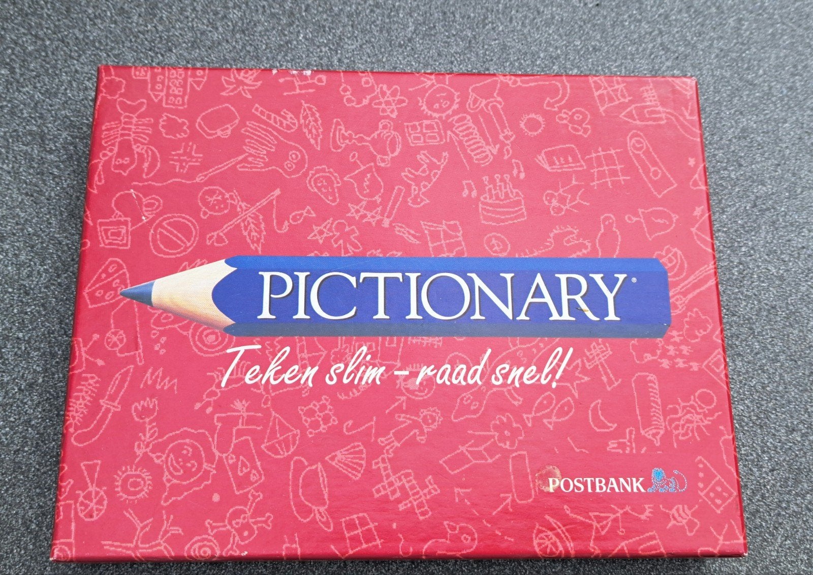 Pictionary Bordspel, Vijf spelers of meer, Ophalen, Gebruikt, Postbank