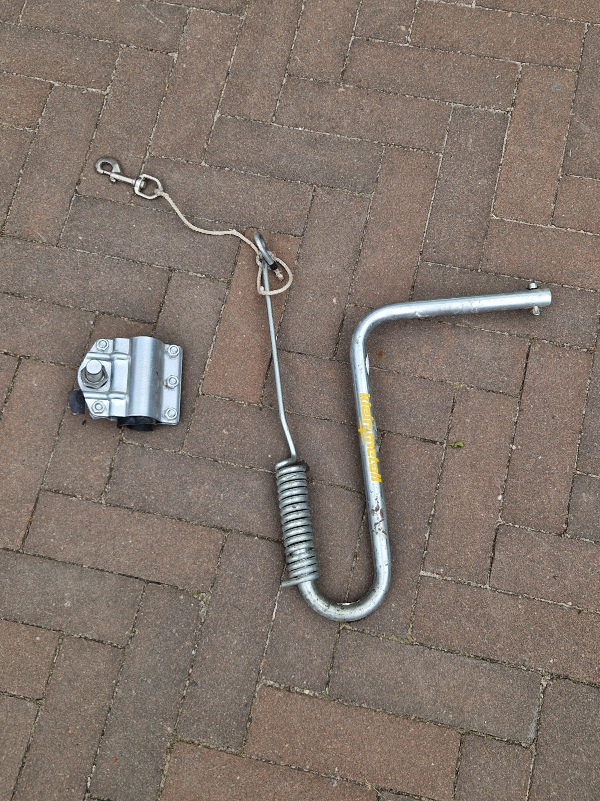Fietsbeugel voor hond met afstandhouder, Ophalen, Gebruikt