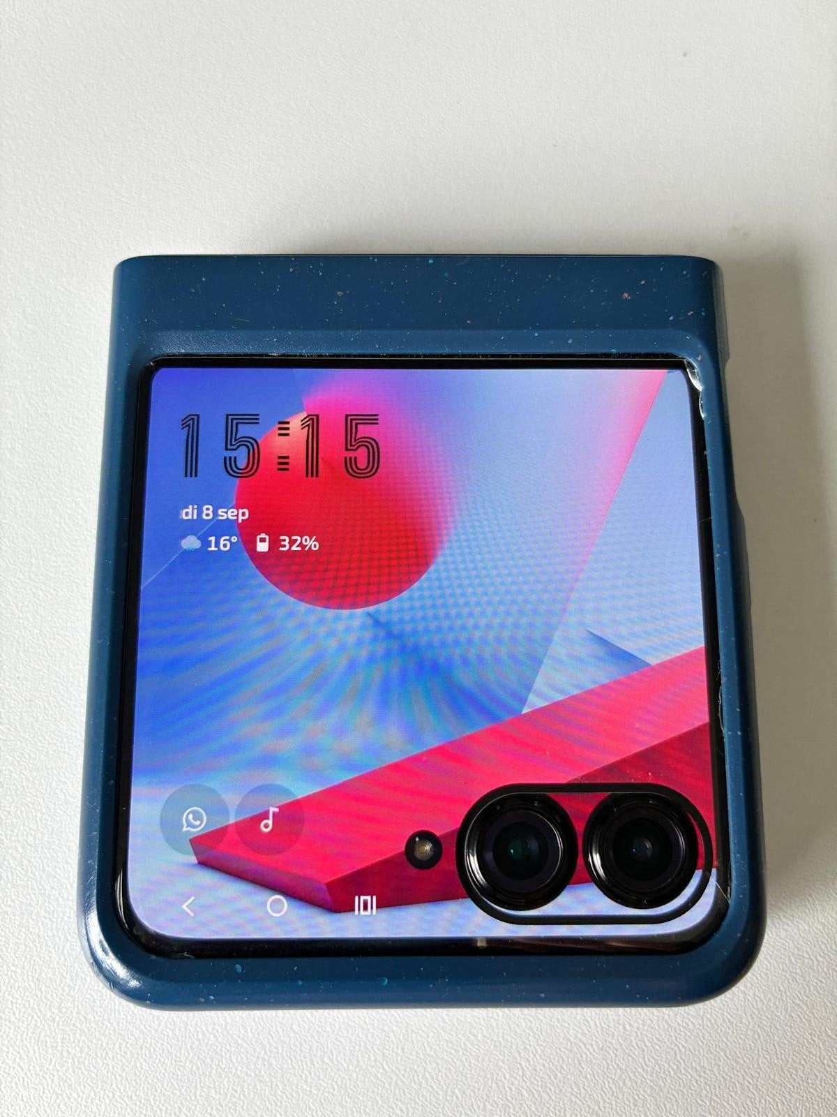 Motorola RAZR 60, Ophalen, Blauw, Zo goed als nieuw, Zonder simlock
