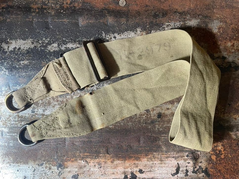 US ww2 strap musette of GP bag riem general purpose, Ophalen of Verzenden, Landmacht, Amerika, Kleding of Schoenen