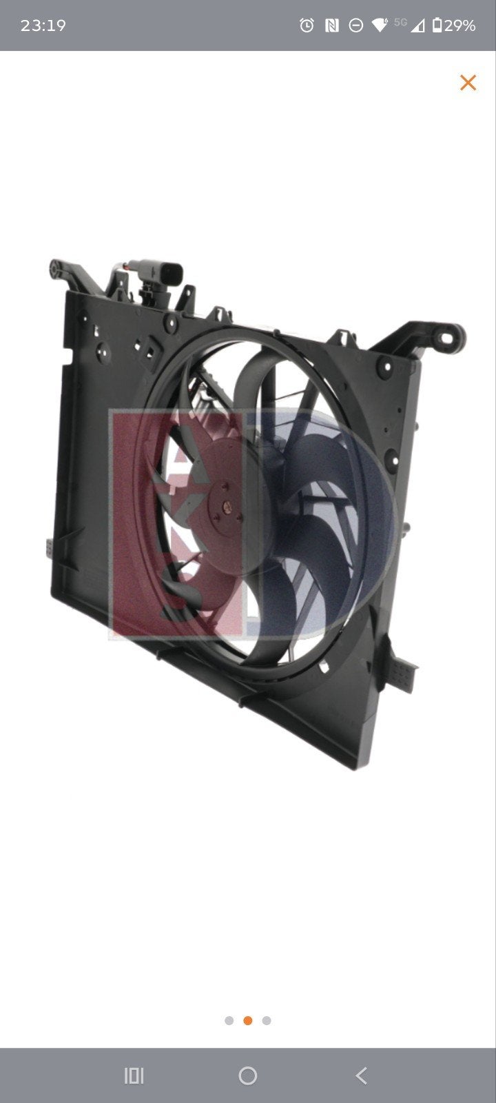 NIEUW DASIS Koelventilator Volvo 940,960,S60,S80,V70,XC70, Ophalen of Verzenden, Nieuw, Volvo