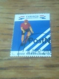 gestempelde zegel nederland no 4025, Verzenden, Gestempeld
