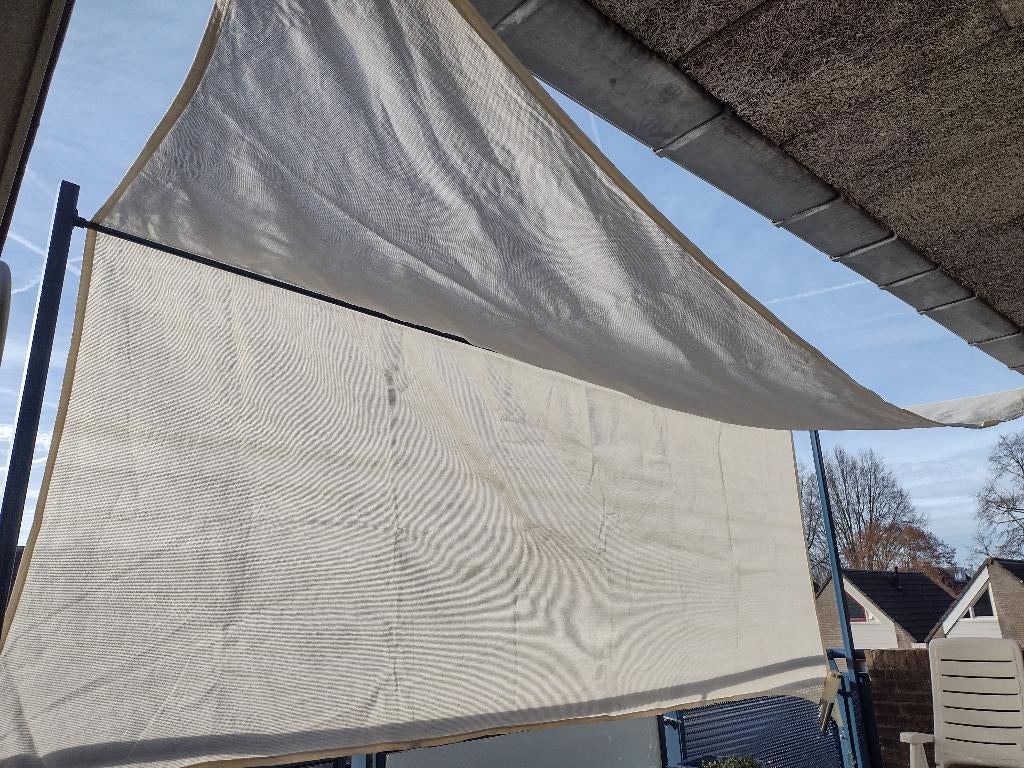 Zonnescherm, Tuin en Terras, Zonneschermen, Gebruikt, Overige typen, 150 tot 300 cm, 450 cm of meer, Ophalen