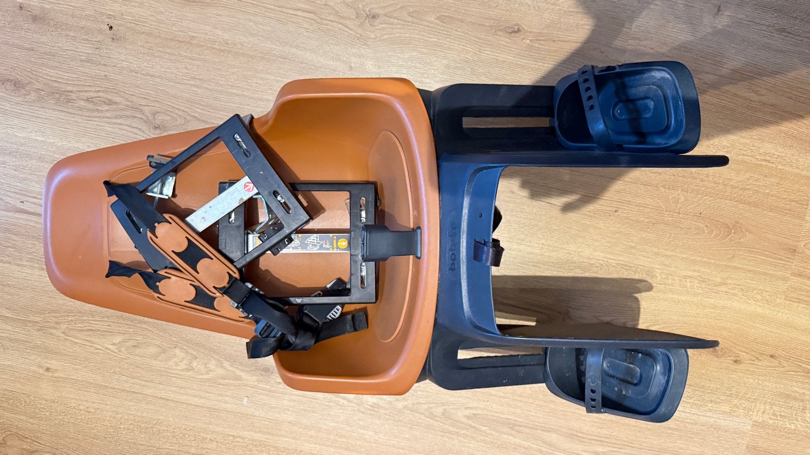 Bobike Fietszitje Achter - Bruin, Ophalen, Achterzitje, 9 t/m 18 kg, Gebruikt