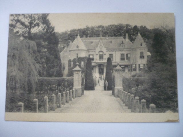 soldatenkaart kasteel nederhemert militair gelopen 1917, Verzamelen, Verzenden, Voor 1920, Gelopen, Noord-Brabant