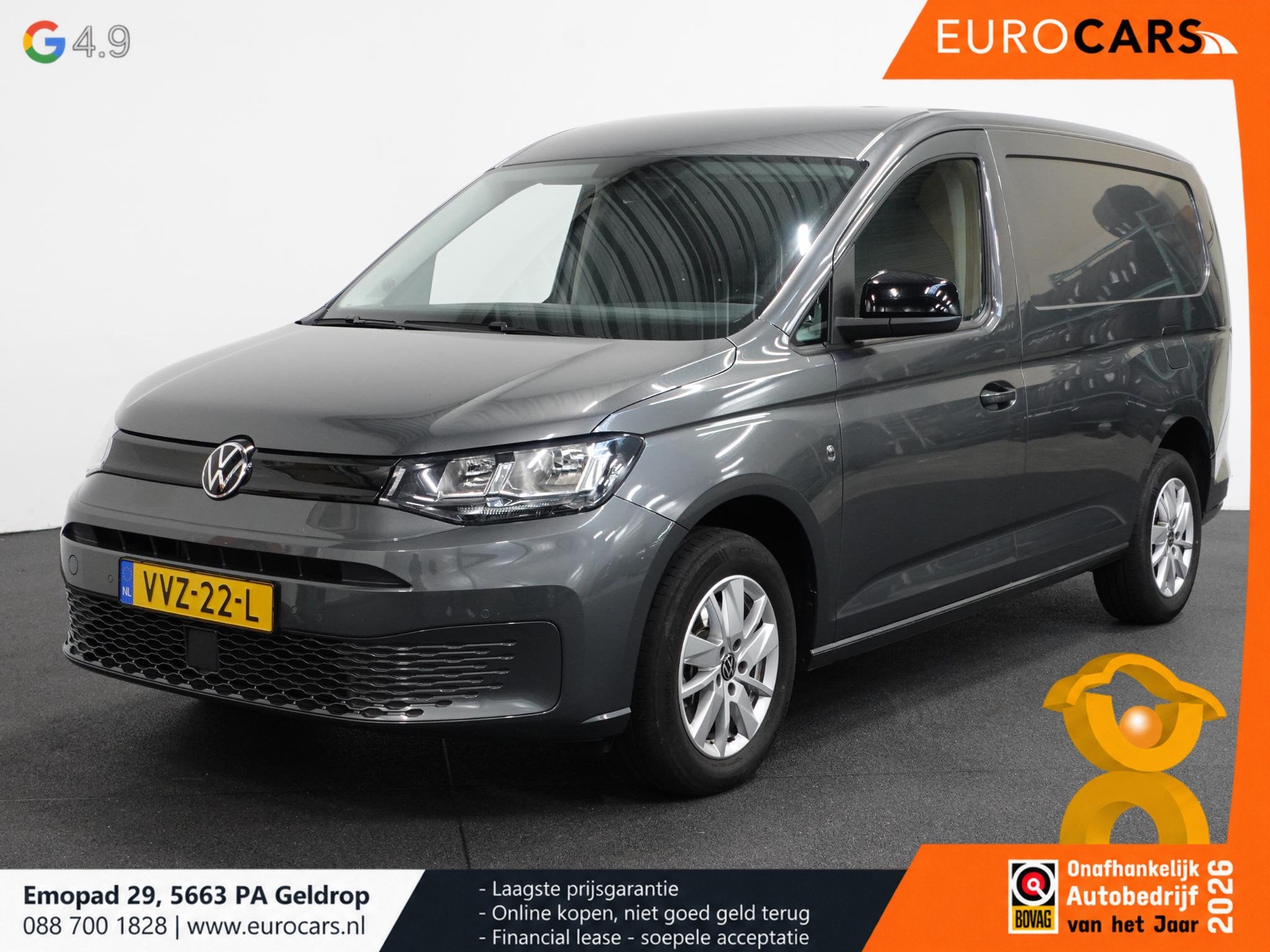Volkswagen Caddy Cargo Maxi 2.0 TDI Style Automaat Airco Blu, Auto's, Stof, Gebruikt, 4 cilinders, Origineel Nederlands