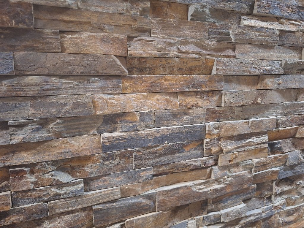 prachtige wandbekleding Rusty Slate Splitface breukruw, Tuin en Terras, Ophalen of Verzenden, Nieuw, Split