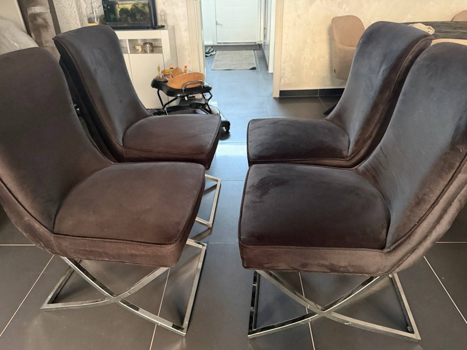 Eethoekstoelen, Ophalen, Zo goed als nieuw, Vier