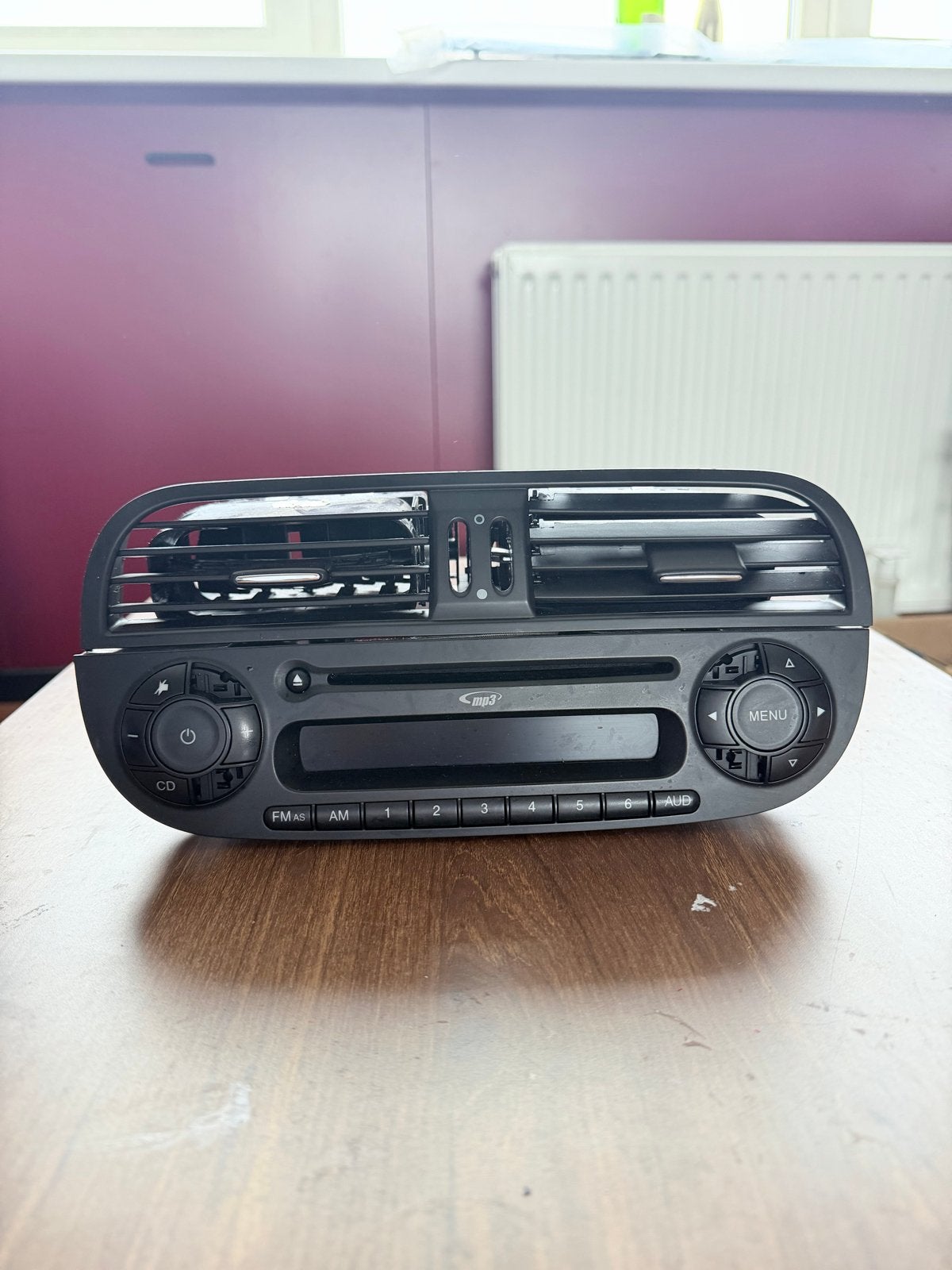 Fiat 500/595 Radio met lucht ventilators, Auto diversen, Ophalen of Verzenden, Gebruikt