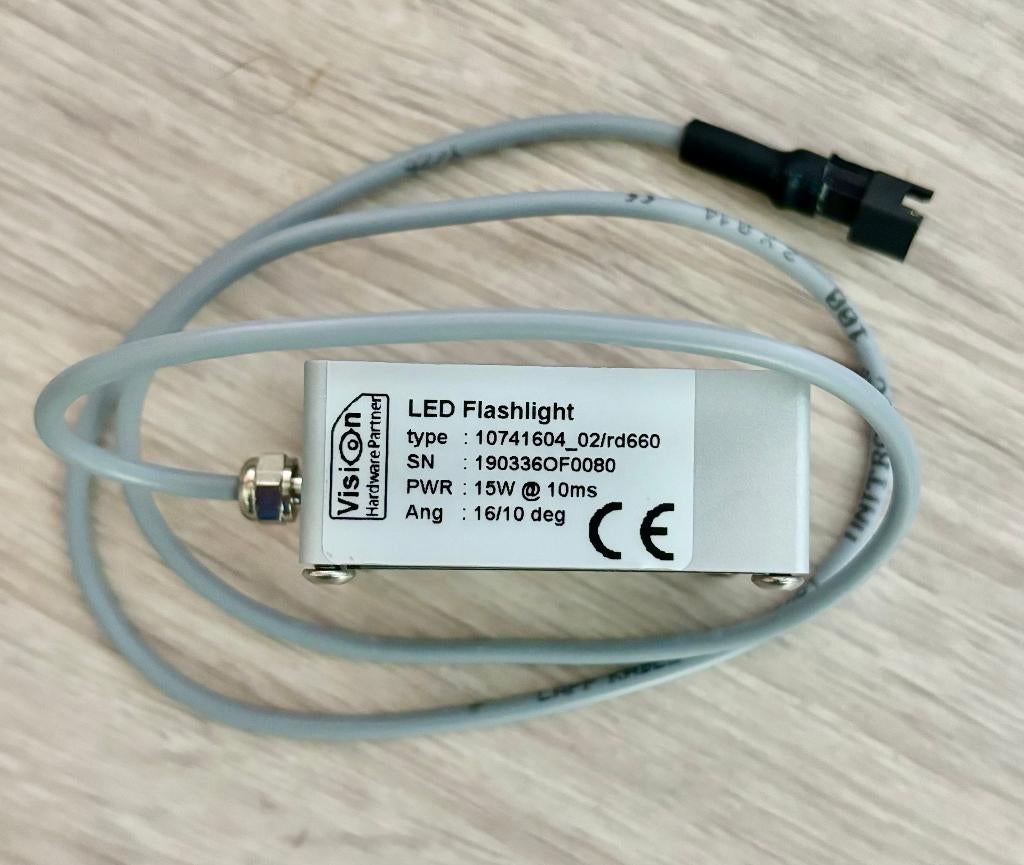 VHP - LED Flash Light - Flashlight - 15W@10ms - Red 660 nm, Ophalen of Verzenden, Nieuw
