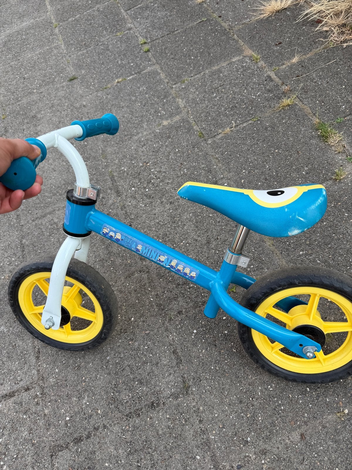 Minions Loopfiets (2-4 jaar) - Amersfoort, Ophalen of Verzenden, Gebruikt, Loopfiets
