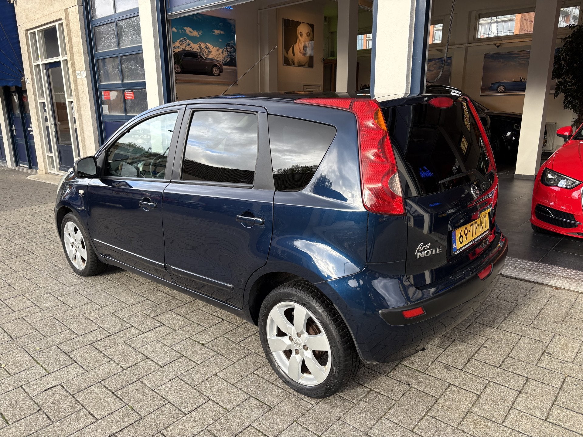 Nissan Note 1.4 First Note met nap. (bj 2007), Auto's, Nissan, Voorwielaandrijving, 4 cilinders, Blauw, Origineel Nederlands