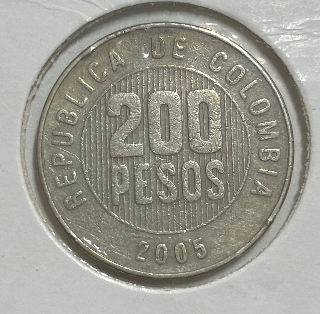 200 pesos Colombia 2005, Ophalen of Verzenden