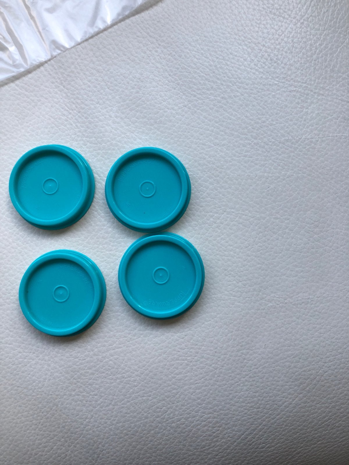 Tupperware splinternieuwe deksel mini beker per stuk, Blauw, Beker of Kan, Nieuw, Ophalen of Verzenden