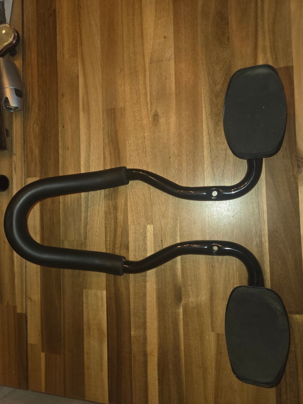 Zwarte Aerobar Opzetstuur voor Trackfiets, Gebruikt, Stuur, Racefiets, Ophalen of Verzenden