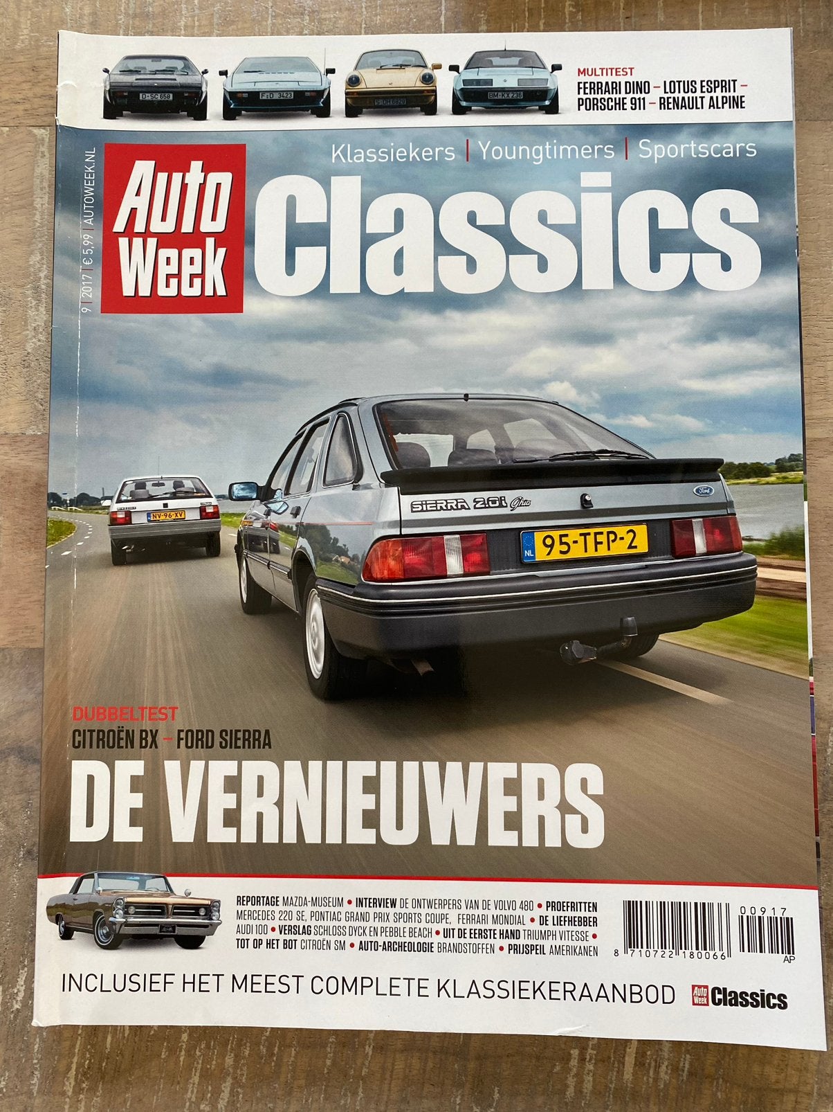 AutoWeek Classics 9 2017: Citroën BX, Ford Sierra, Ophalen of Verzenden, Zo goed als nieuw, Algemeen