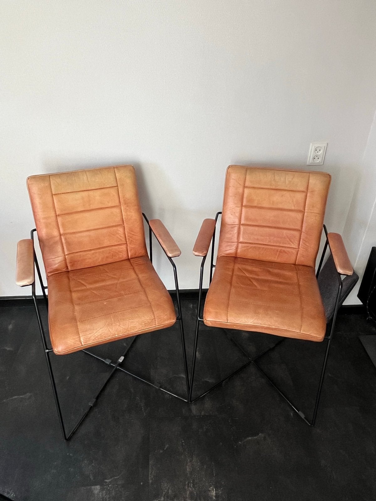 Set van 4 (!) stoelen, Ophalen, Overige materialen, Gebruikt, Bruin