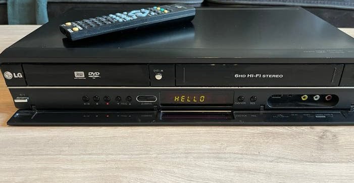 LG RCT689H DVD/VCR VHS Combi Recorder - Recent Onderhoud!, Ophalen of Verzenden, Gebruikt, VHS-speler of -recorder