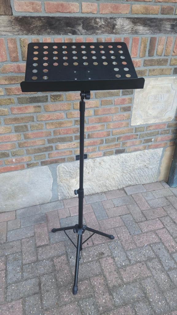 Muziekstatief, Ophalen of Verzenden, Zo goed als nieuw