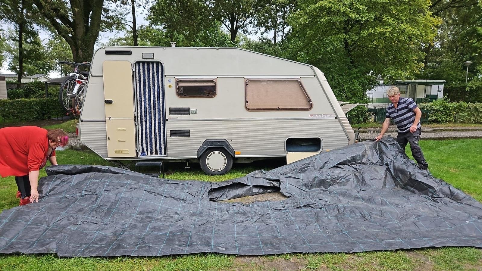 Kip Greyline Kg45TLB Caravan met voortent, Caravans en Kamperen, Rondzit, Kip, Particulier, 5 tot 6 meter