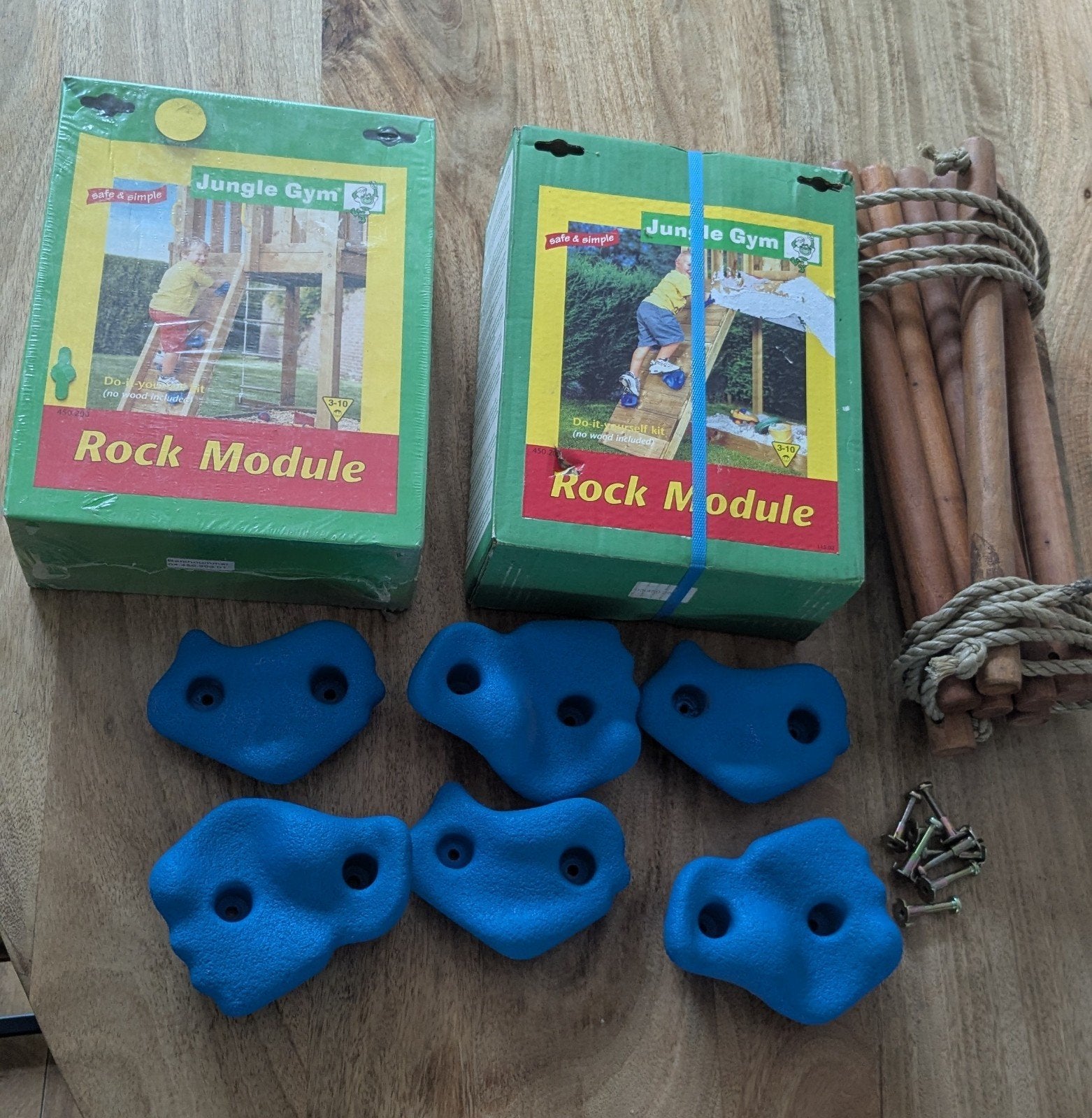 jungle gym klimgrepen en touwladder, Kinderen en Baby's, Speelgoed | Buiten | Speeltoestellen, Ophalen of Verzenden, Nieuw, Klimwand