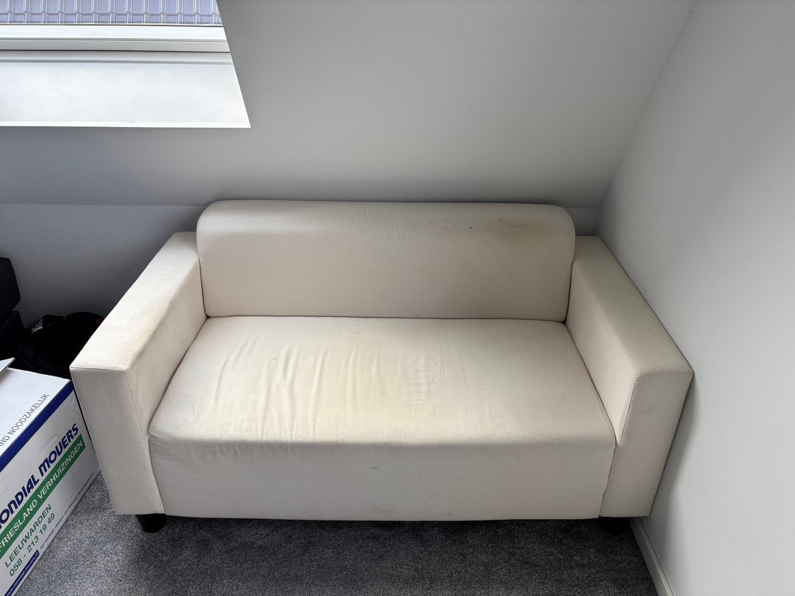 2 zits bankje, Huis en Inrichting, Banken | Bankstellen, Ophalen, Gebruikt, Tweepersoons, 75 tot 100 cm