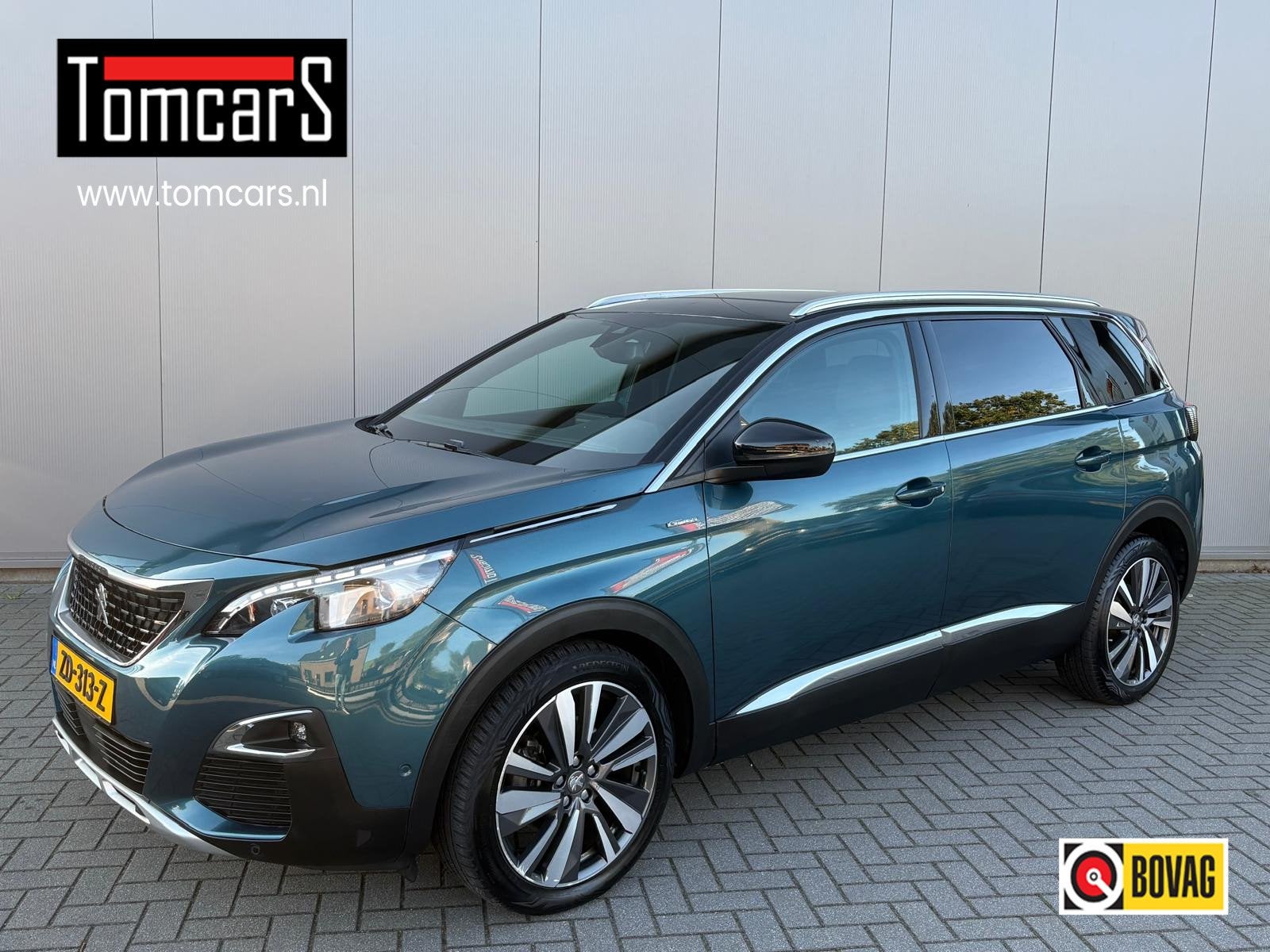 Peugeot 5008 1.2 PureT. 130PK GT-Line 7.-Pers/Pano-dak/Parke, Voorwielaandrijving, Gebruikt, 1199 cc, 1270 kg
