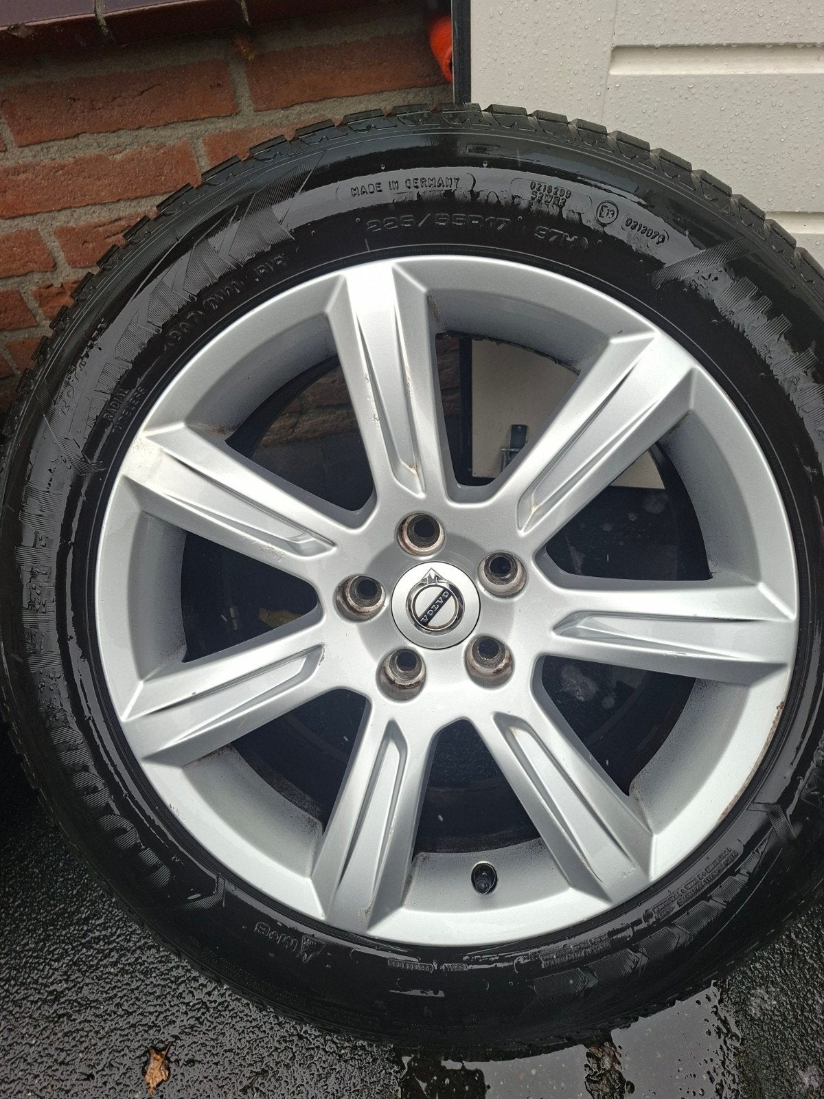 winterset volvo 5x108 Goodyear 17 inch v90 s90 v60 s60 v70, Ophalen, Gebruikt, Banden en Velgen, 17 inch