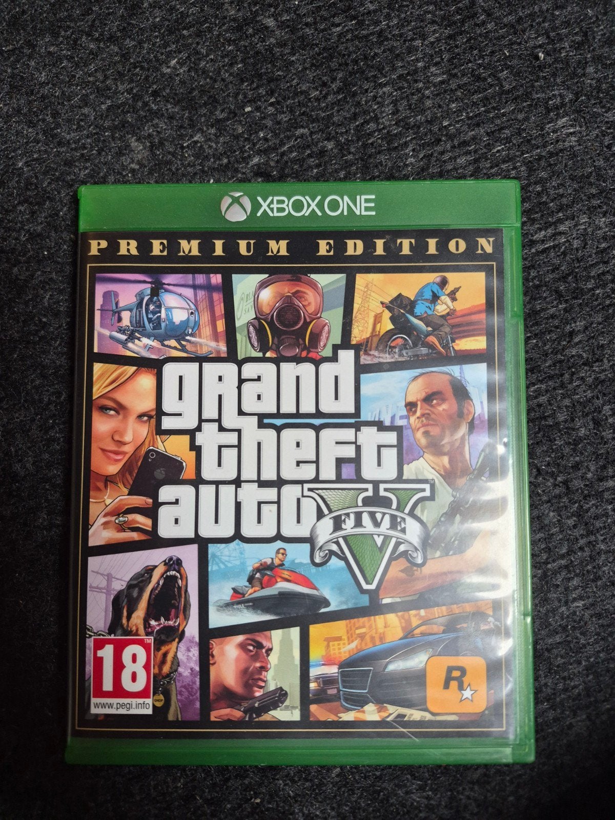 Grand Theft Auto V Premium Edition Xbox One (per stuk), Avontuur en Actie, Online, Vanaf 18 jaar, 1 speler