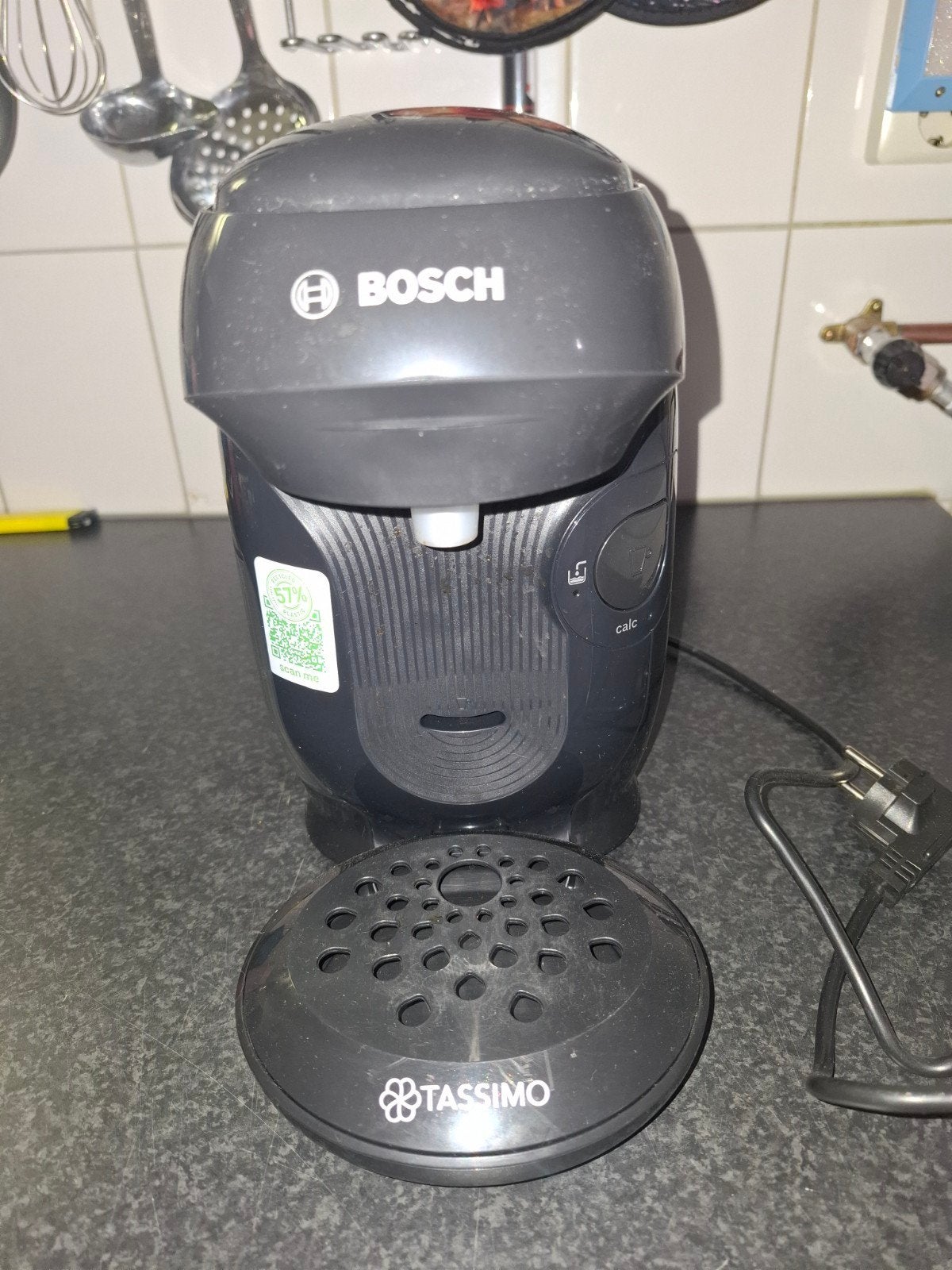 Gratis!Tassimo koffiezetapparaat - Zeer goede staat, Ophalen, Koffiemachine, Zo goed als nieuw, 1 kopje
