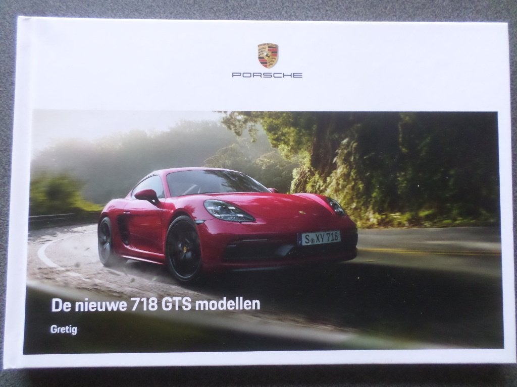 Porsche 718 Boxster & Cayman GTS 2017 Boek, Ophalen of Verzenden, Zo goed als nieuw, Porsche