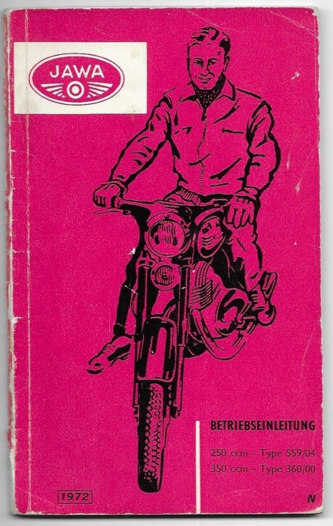 JAWA 250 + 350 type 559 360 Betriebsanleitung (7042z), Motoren, Verzenden, Overige merken